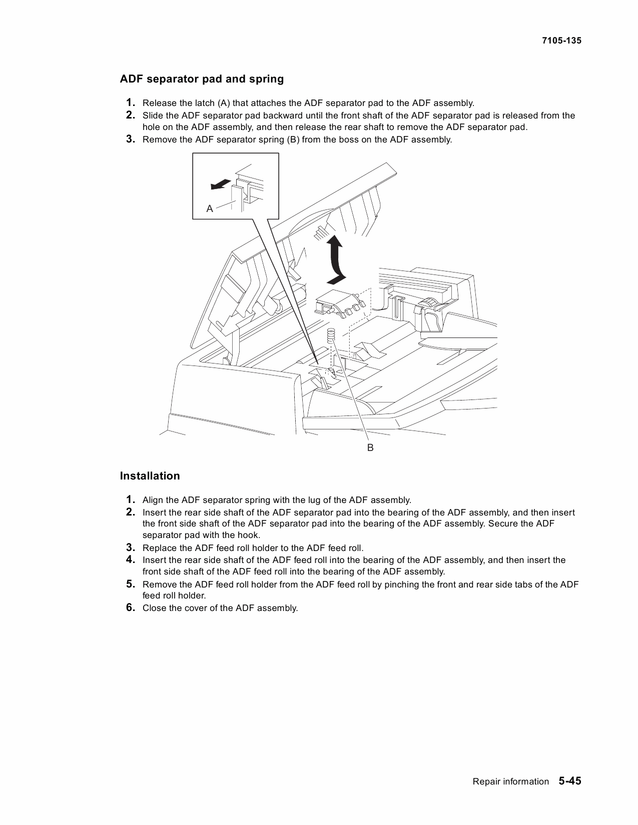 Lexmark X X560nMFP 7105 Service Manual-5